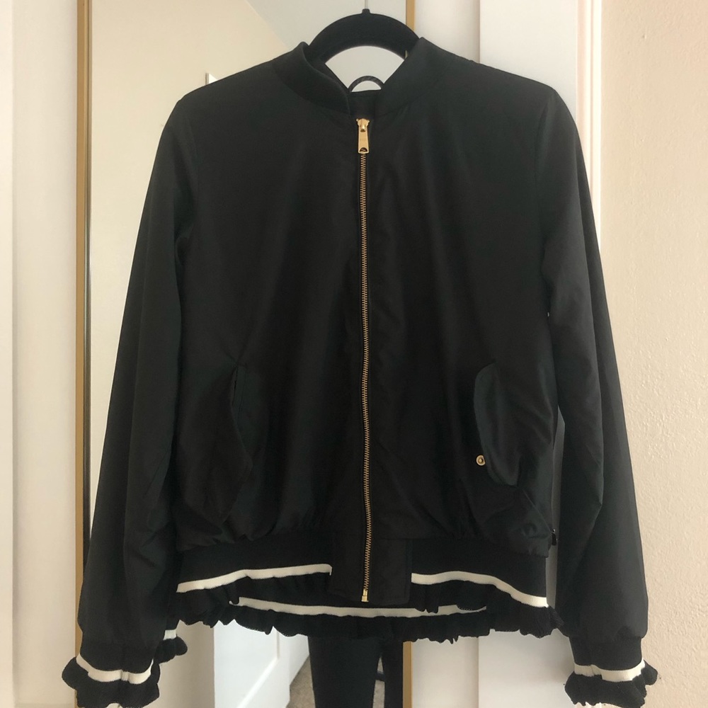 Ruffled Bomber Jacket 🕶